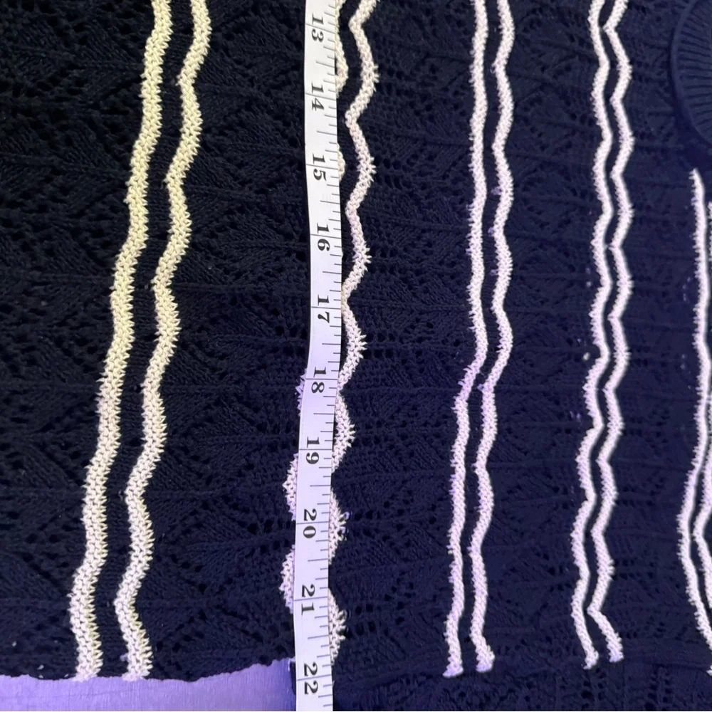 Navy and White Striped Sweater! Vera Moda Brand! - Picture 4 of 6
